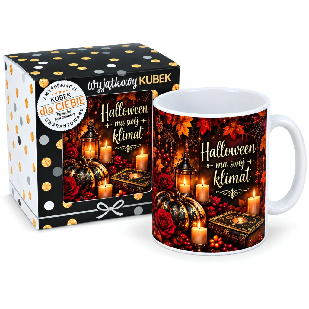 Kubek w opakowaniu na  Halloween - HALLOWEEN MA SWÓJ KLIMAT – #3309-H9