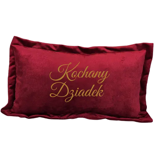 Poduszka dla Dziadka prezent dzień dziadka - Velvet #3380-PT-KD1
