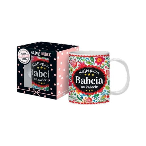 Kubek w opakowaniu - Najlepsza Babcia na świecie - dzień babci #3309B1