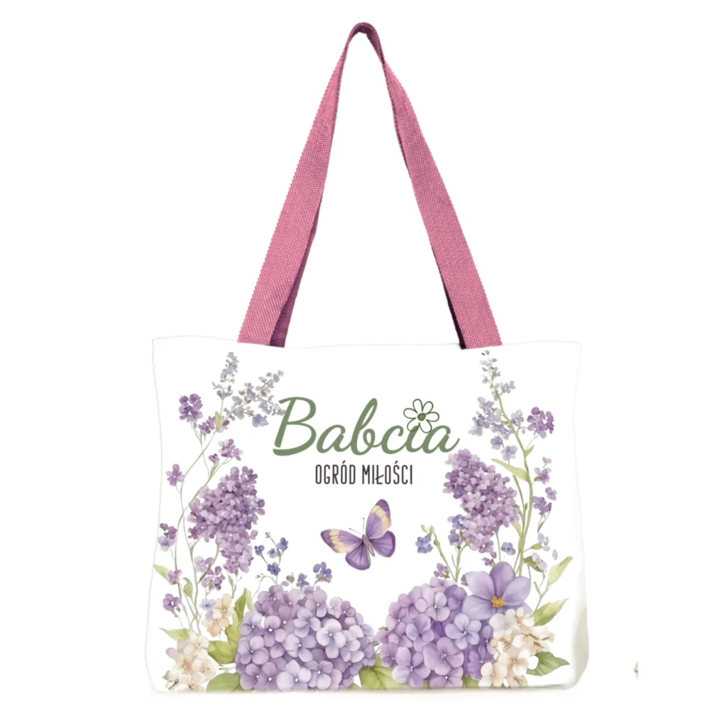 Torba na zakupy dla Babci prezent dzień babci #3333B8