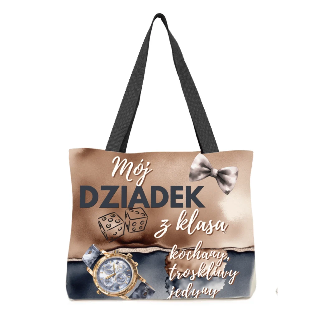 Torba na zakupy dla Dziadka prezent dzień Dziadka #3333D4