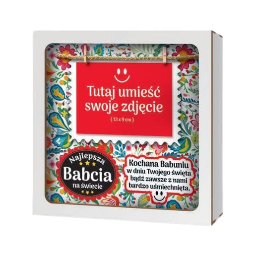 Ramka 3D na zdjęcie – Najlepsza Babcia na świecie – dzień babci #3329B1
