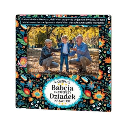Ramka na zdjęcie –  Najlepsza Babcia i Najlepszy Dziadek na świecie – dzień babci i dziadka #3310BD1