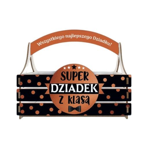 Koszyczek – Super Dziadek z klasą – dzień dziadka #3330D2