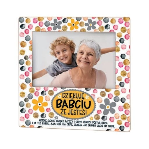 Ramka na zdjęcie –  Dziękuję Babciu że jesteś – dzień babci #3310B4