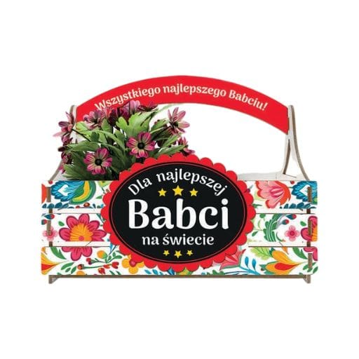 Koszyczek – Najlepsza Babcia na świecie – dzień babci #3330B1