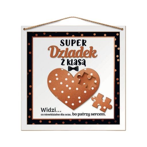 Obrazek Puzzle 3D – Super Dziadek z klasą – dzień dziadka #3314D2