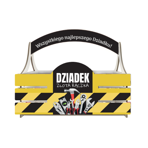 Koszyczek dla Dziadka pudełko prezentowe dzień dziadka #3330D5