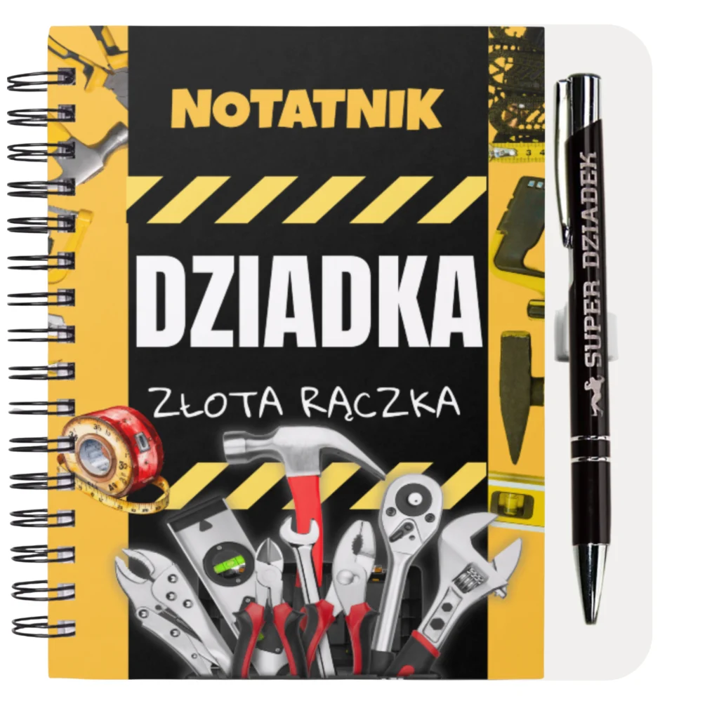 Notes z długopisem dla Dziadka prezent dzień dziadka #3362D5