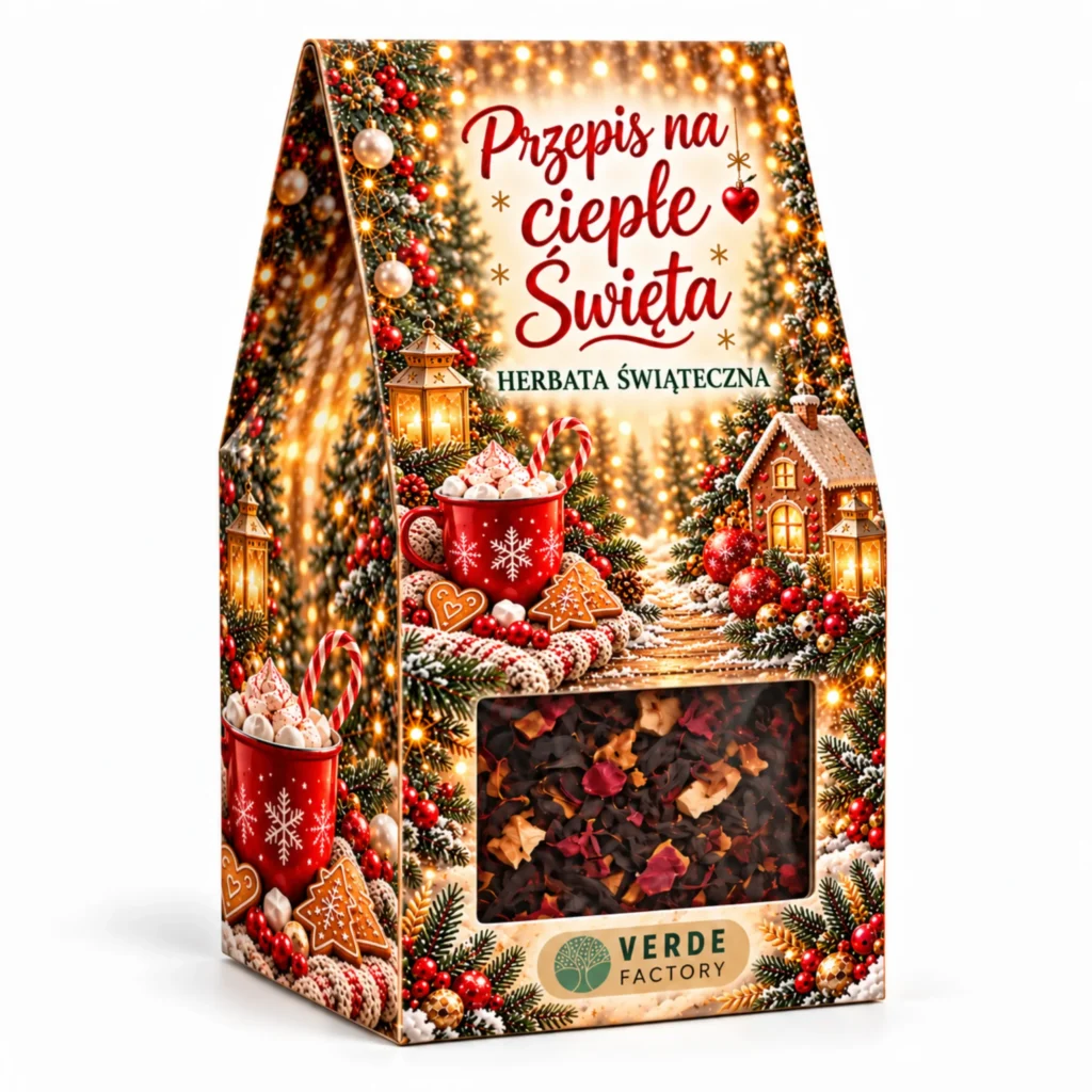 Herbata świąteczna – na mikołajki Boże Narodzenie – PRZEPIS NA CIEPŁE ŚWIĘTA  #3353BN18-26