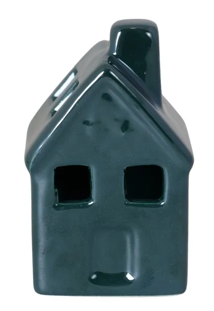 DOMEK CERAMICZNY ZIELONY MAŁY LED 69401 - ZESTAW 6 SZT