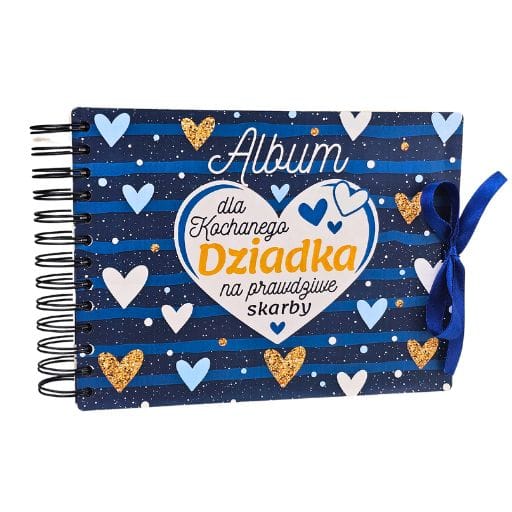Album na zdjęcia dla dziadka - Kochany Dziadek prawdziwy skarb - dzień dziadka #3343D3
