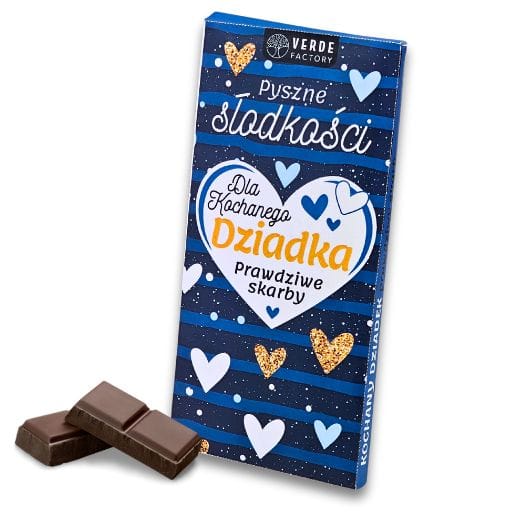 Czekolada - Kochany Dziadek prawdziwy skarb - dzień dziadka  #3352D3