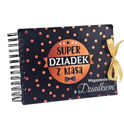 Album na zdjęcia dla dziadka - Super Dziadek z klasą- dzień dziadka #3343D2